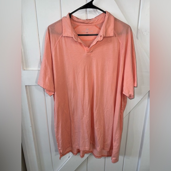 SOUTHERN TIDE  RACQUET POLO SHIRT. PIMA COTTON & BAMBOO JERSEY BLEND. SIZE XXL - Picture 2 of 5